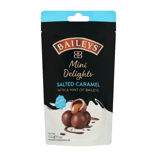 Baileys Chocolate Mini Delights Salted Caramel Pouch 102g