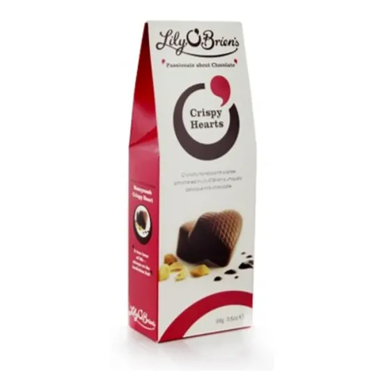 Lily O'Briens Crispy Hearts Pouch 98g