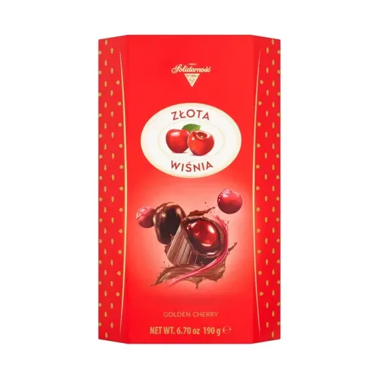Solidarnosc Golden Cherry Chocolates 190g