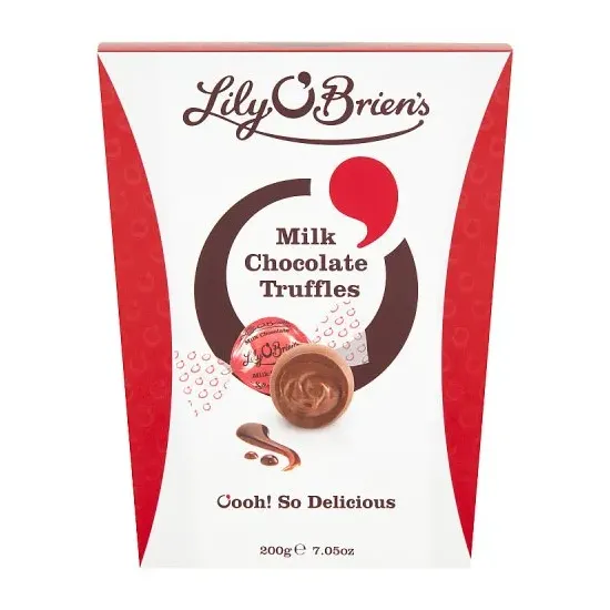 Lily O'Briens Milk Chocolate Truffles 200g