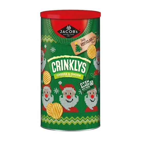 Jacobs Xmas Crinklys Cheese & Onion Caddy 200g