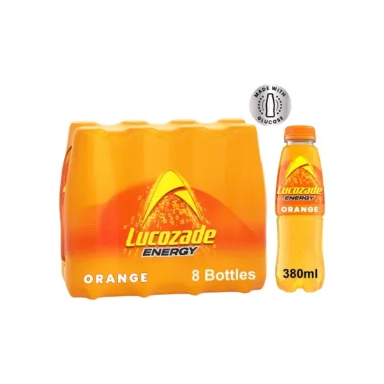 Lucozade Energy Orange 8Pk 380ml