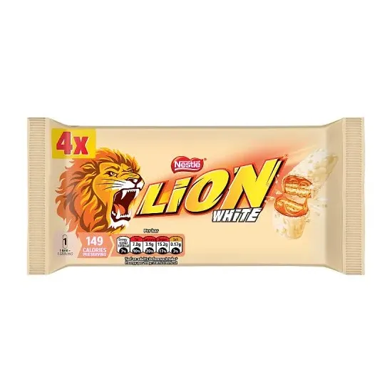 Lion White Chocolate Bars 4Pk (4x30g)