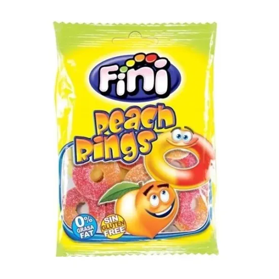 Fini Halal Fizzy Peach Rings 75g
