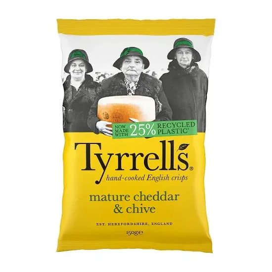 Tyrrells Mature Cheddar & Chive Sharing Crisps