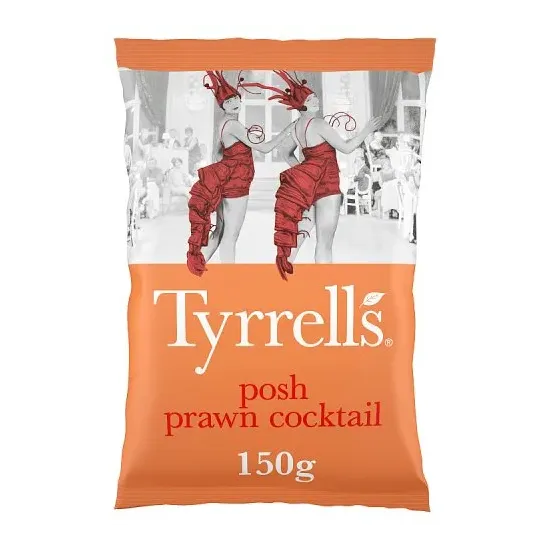 Tyrrells Posh Prawn Cocktail Sharing Crisps