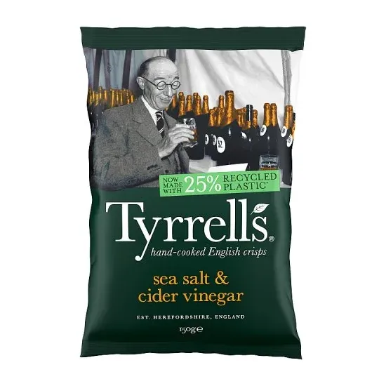 Tyrrells Sea Salt & Cider Vinegar Sharing Crisps