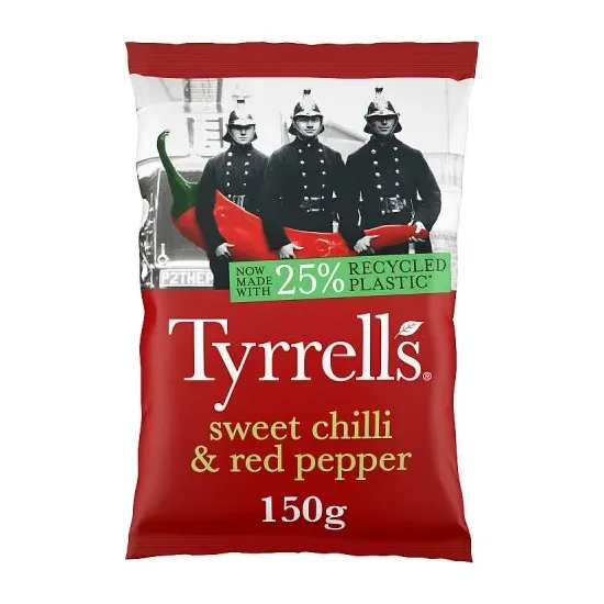 Tyrrells Sweet Chilli & Red Pepper Sharing Crisps