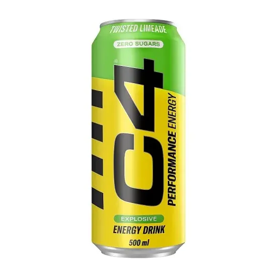 C4 Energy Carbonated Twisted Limeade 500ml