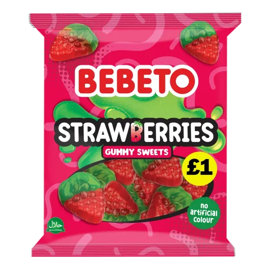 Bebeto Strawberries PMP 150g