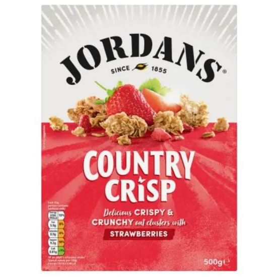 Jordans Country Crisp Strawberry  500g