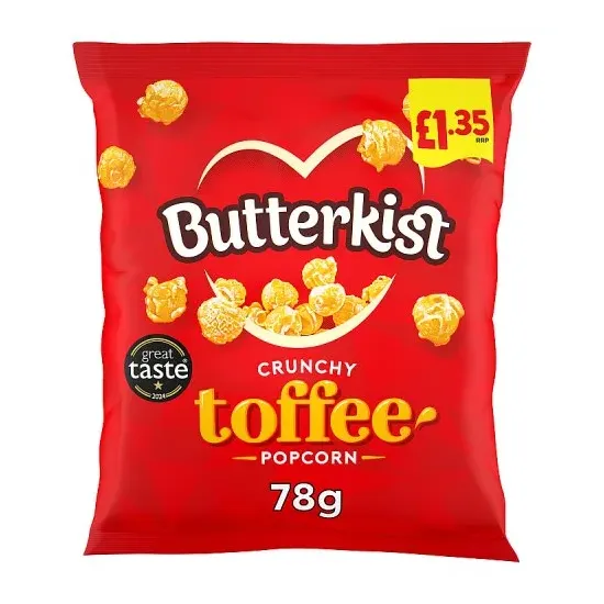 Butterkist Crunchy Toffee Popcorn PMP 78g
