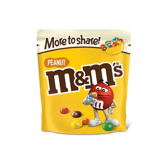 M&Ms Peanut More To Share Pouch 200g