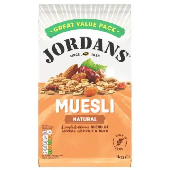 Jordans Muesli Natural 1kg