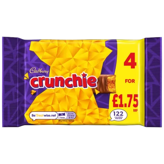 Cadbury Crunchie 4 Pack PMP 104.4g
