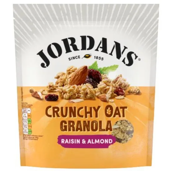 Jordans Crunchy Oat Granola Cereal Raisin & Almond 750g