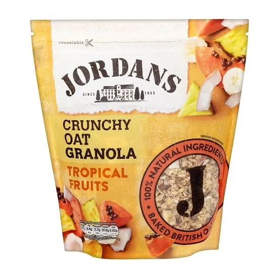 Jordans Crunchy Oat Granola Cereal Tropical 750g