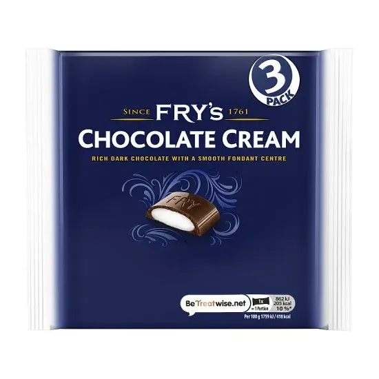 Fry's Chocolate Cream 3pk 147g