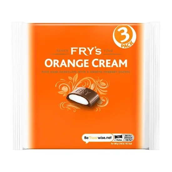 Fry's Orange Cream 3pk 147g