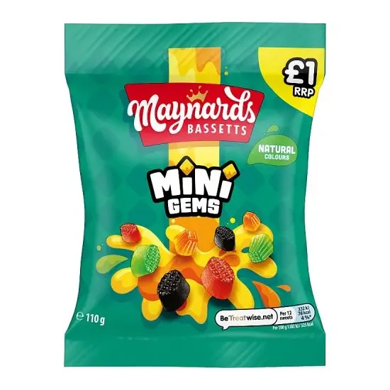 Maynards Bassetts Mini Gems PMP 110g