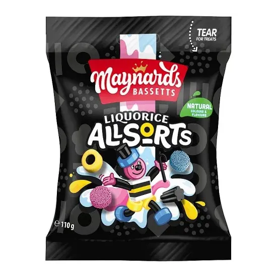 Maynards Bassetts Liquorice Allsorts 110g
