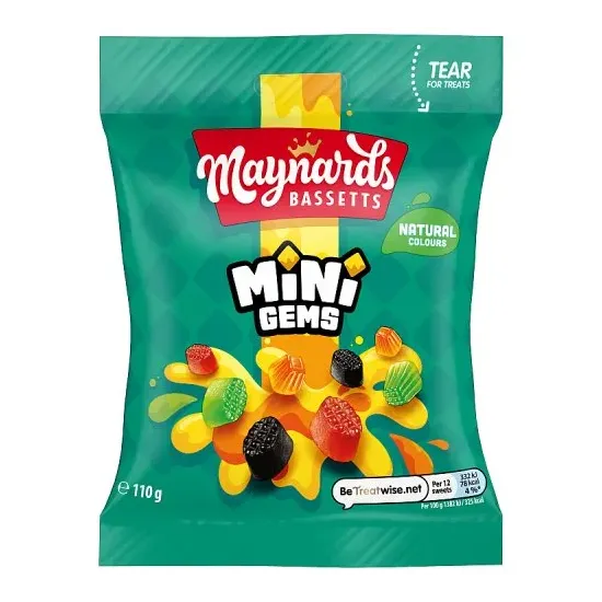 Maynards Bassetts Mini Gems 110g