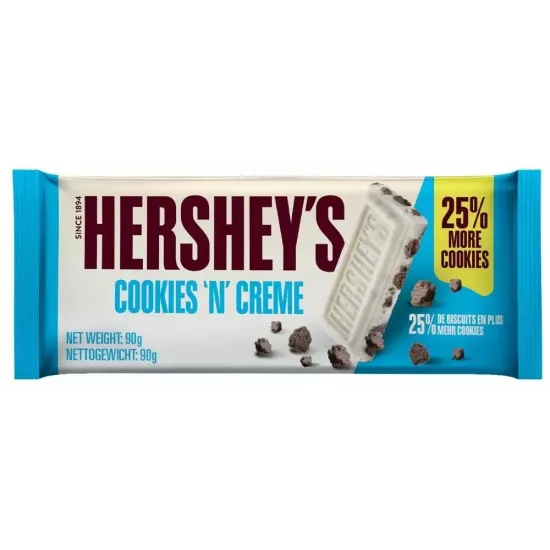 Hersheys Cookies n Crème Bar 90g