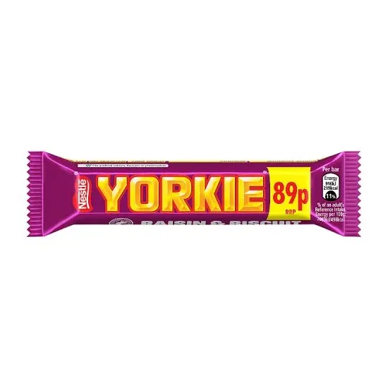 Yorkie Raisin & Biscuit Chocolate PMP 44g