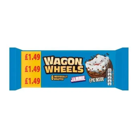 Wagon Wheels Jammie 6pk PMP 228.6g