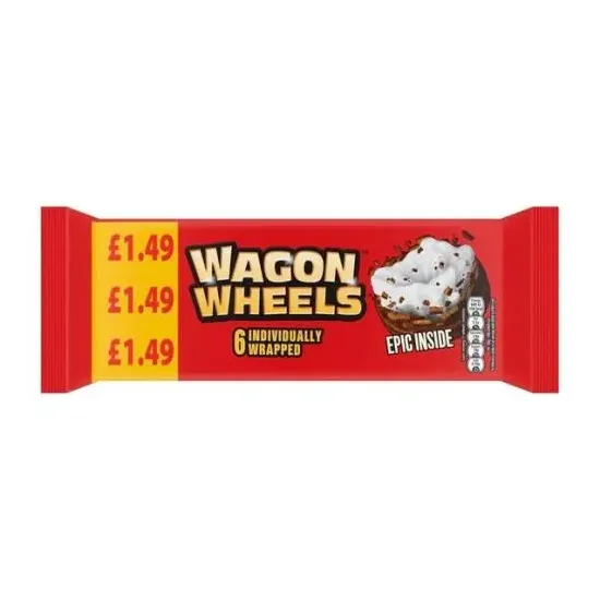 Wagon Wheels Orignal 6pk PMP 228.6g