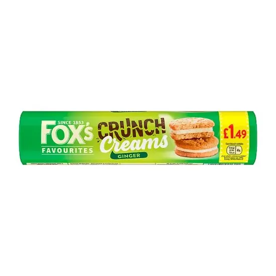Foxs Crunch Creams Ginger PMP 200g
