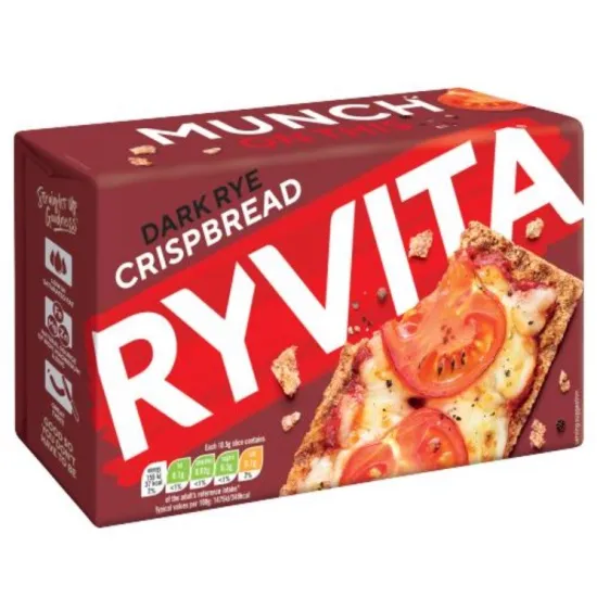 Ryvita Crispbread Dark Rye 250g