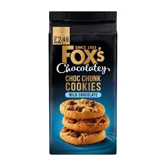 Foxs Chocolatey Milk Chocolate Cookies PMP 180g