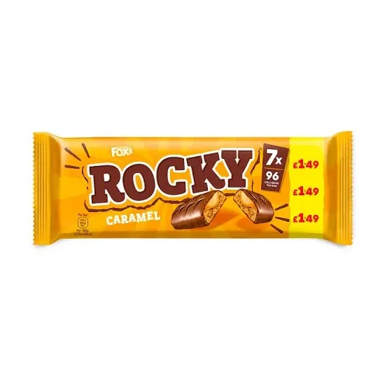 Foxs Rocky Caramel 7pk PMP 136.5g