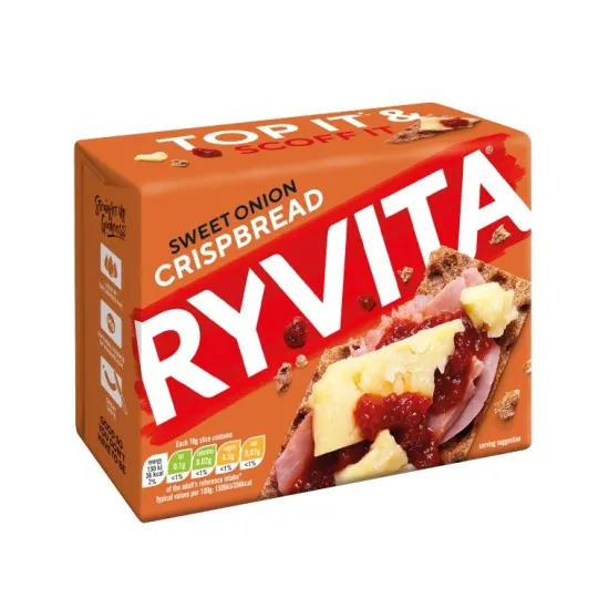 Ryvita Crispbread Sweet Onion 200g