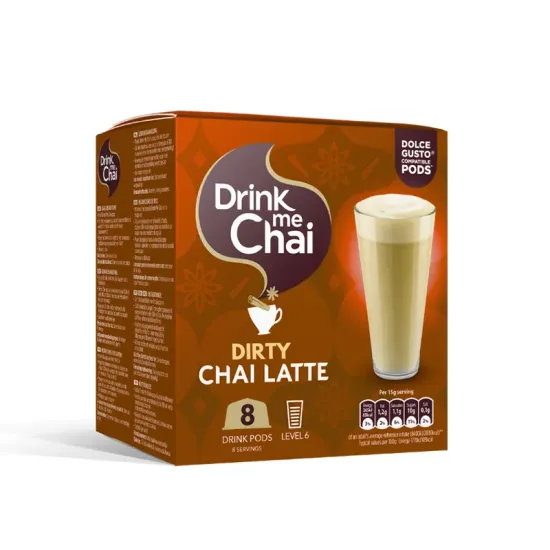 Drink Me Chai Dirty Chai Dolce Gusto Pods 8pk 120g