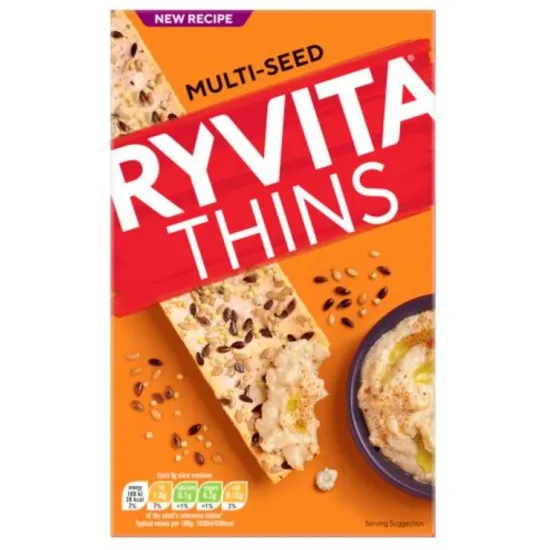 Ryvita Thins Multiseed 125g