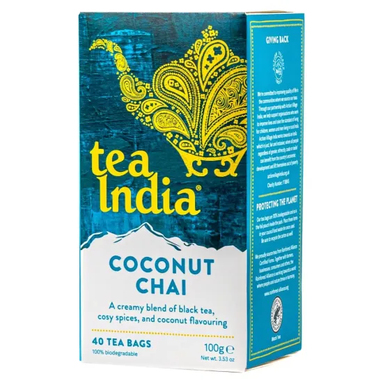 Tea India Coconut Chai Teabags 40s