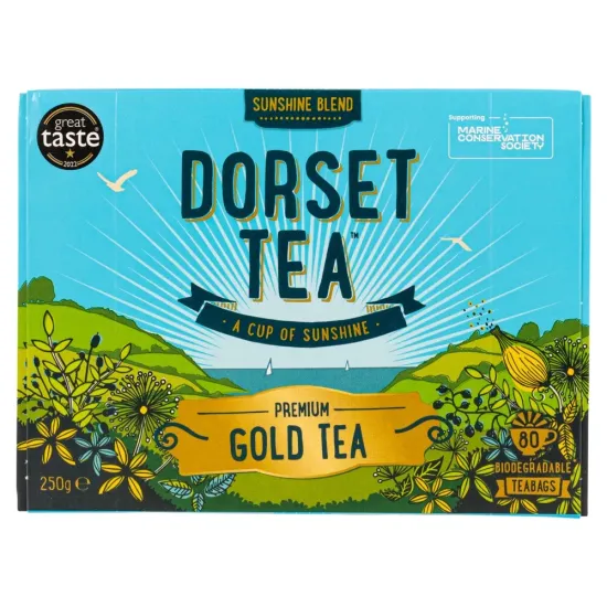 Dorset Tea Sunshine Blend Teabags 80s