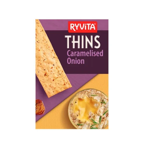 Ryvita Thins Caramelised Onion 125g