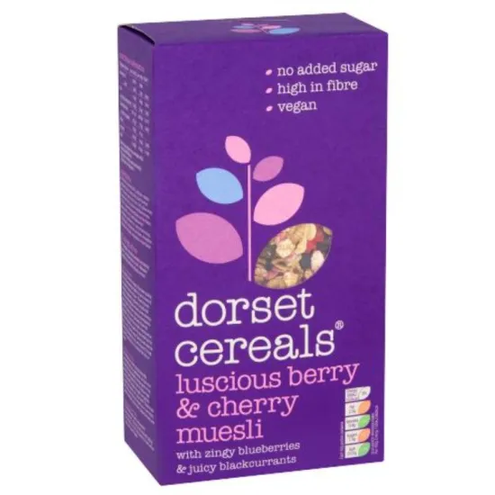 Dorset Berries & Cherries Muesli 600g