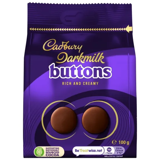 Cadburys Dark Milk Buttons 100g