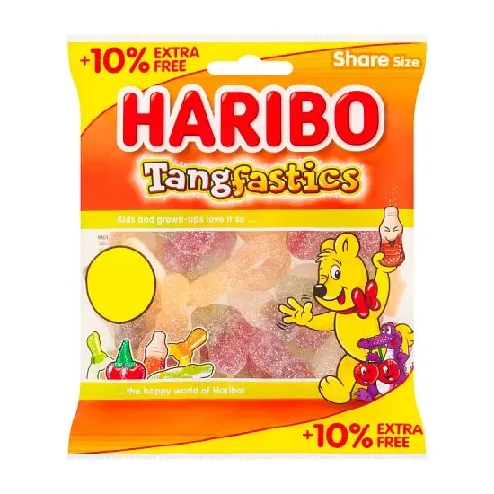 Haribo Tangfastics PMP (10% Extra Free) 154g