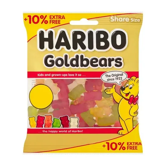 Haribo Gold Bears PMP (10% Extra Free) 154g