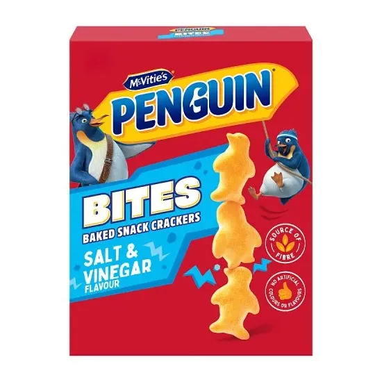 Penguin Bites Salt & Vinegar 125g