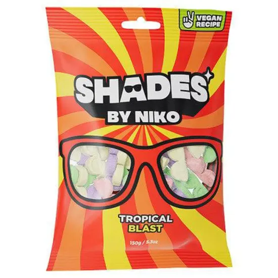 Shades by Niko Tropical Blast Sweets 150g