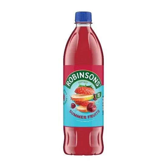 Robinsons Fruit Squash Summer Fruits No Added Sugar 1L