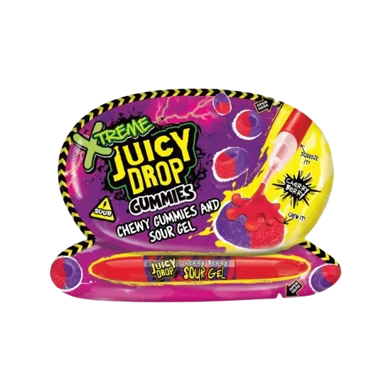 Bazooka Juicy Drop Xtreme Gummies 57g