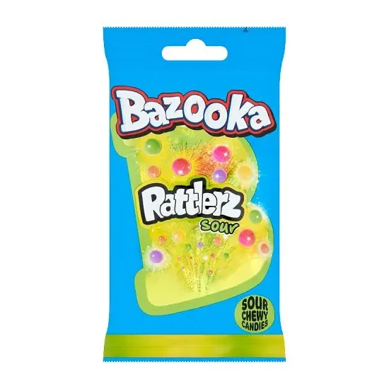 Bazooka Rattlerz Sour Chewy 40g