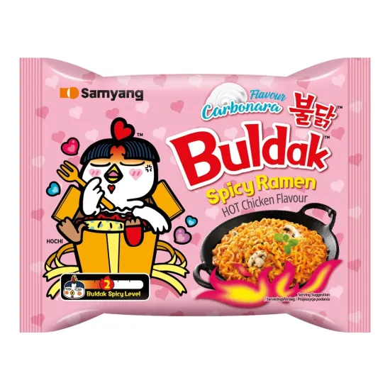 Buldak Ramen Noodles 5pk Carbonara 650g